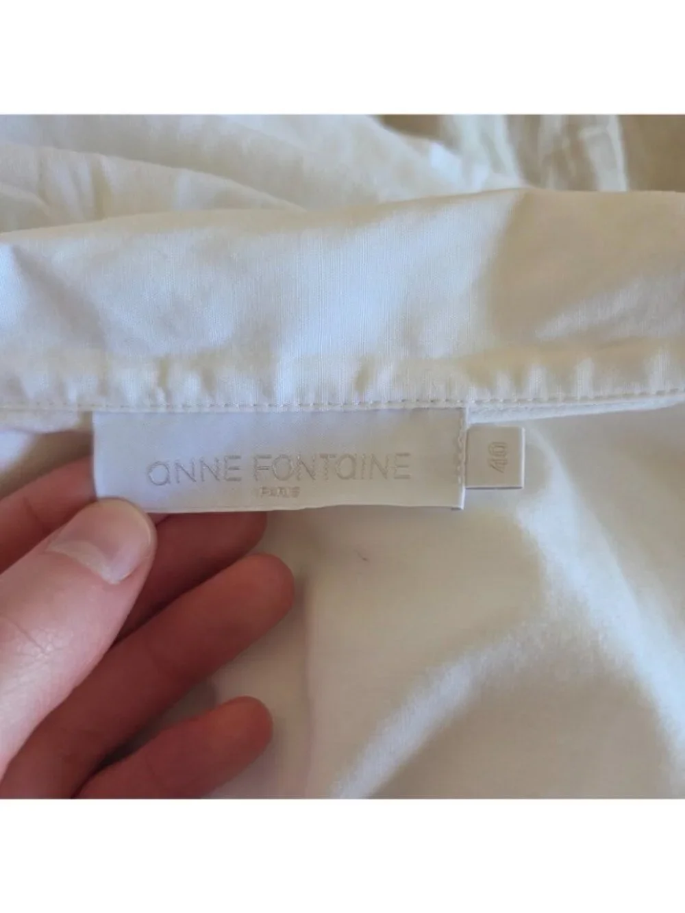 Anne Fontaine tucked structured